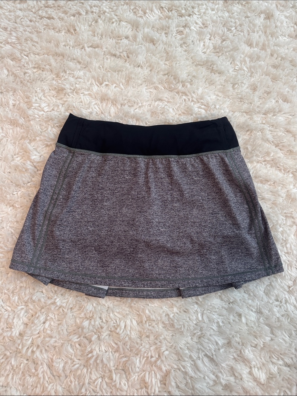 Lululemon Pace Rival Skirt - Heathered Gray